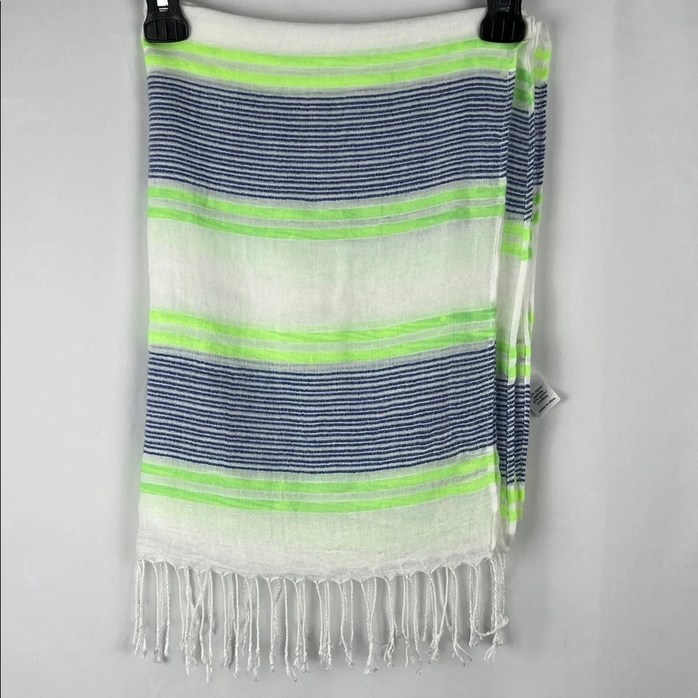 Maurice’s Blue and Neon Green‎ Scarf